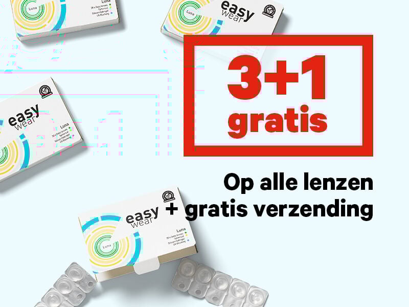 Actievoorwaarden 3+1 gratis lenzen